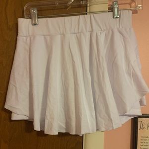 White athletic skirt